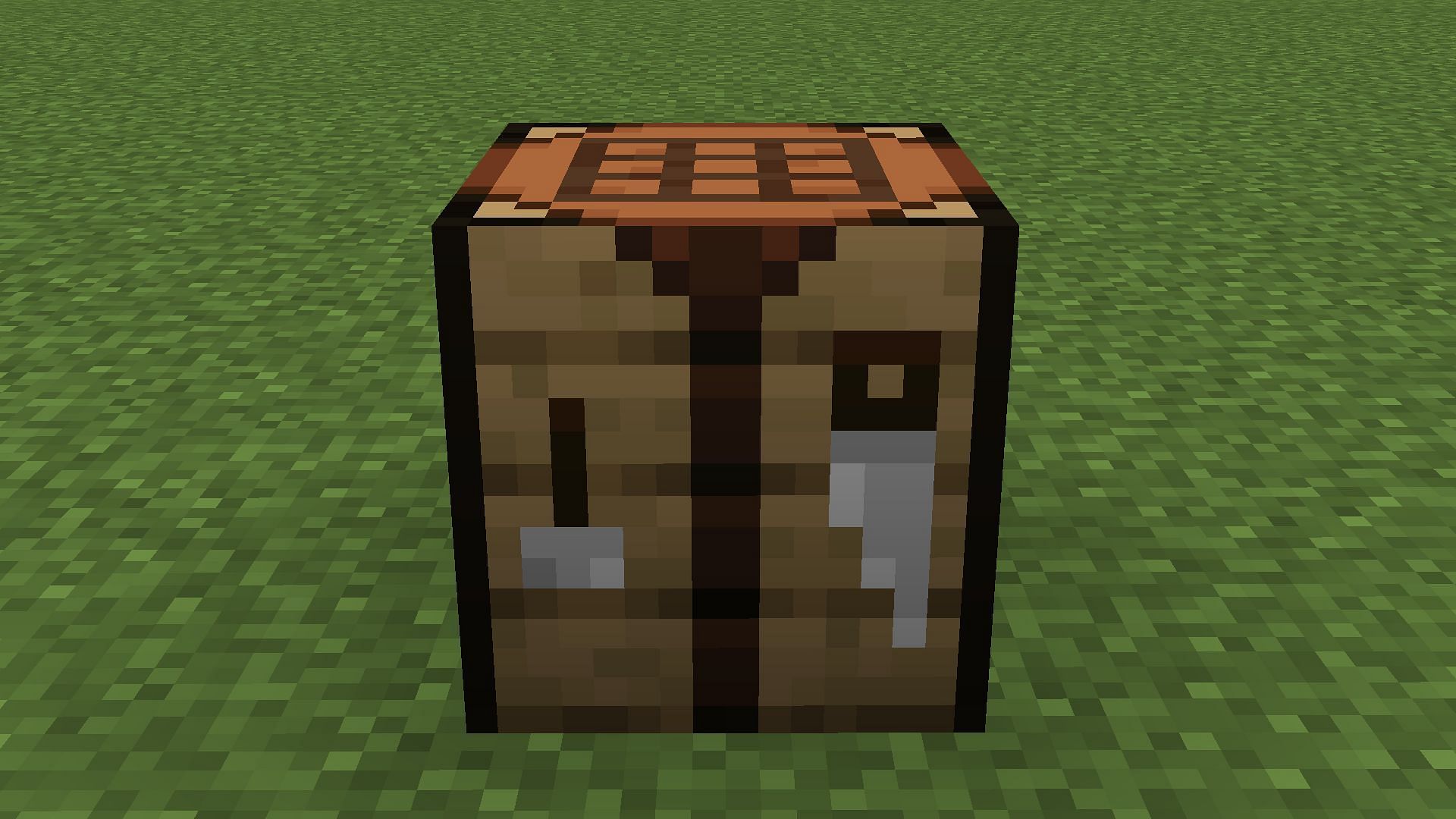 A crafting table is extremely useful while traveling (Image via Mojang Studios)