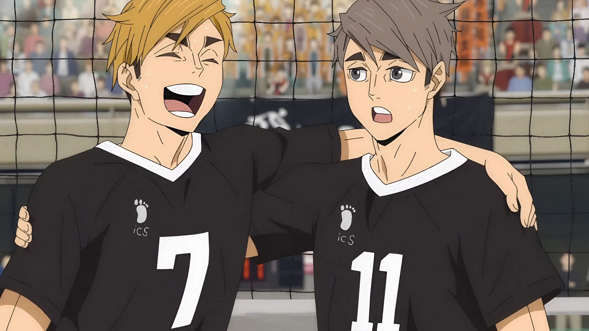 Atsumu and Osamu as seen in the anime (Image via Production I.G.)