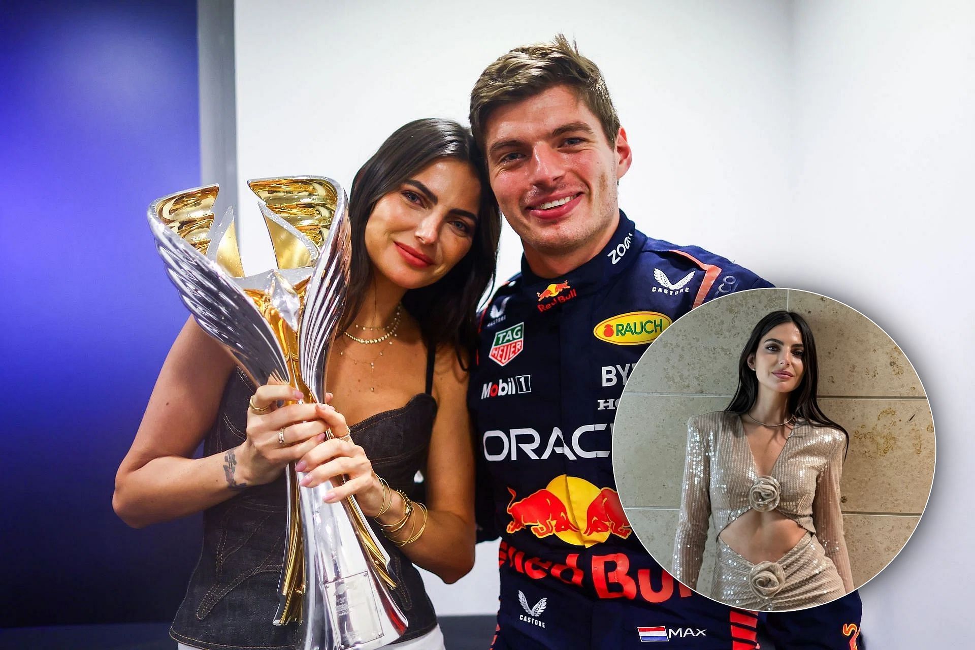 Max Verstappen&rsquo;s model girlfriend Kelly Piquet rocks a glamorous &lsquo;party dress&rsquo; in her latest IG post [Image Source - Getty, Inset - Instagram/@kellypiquet]