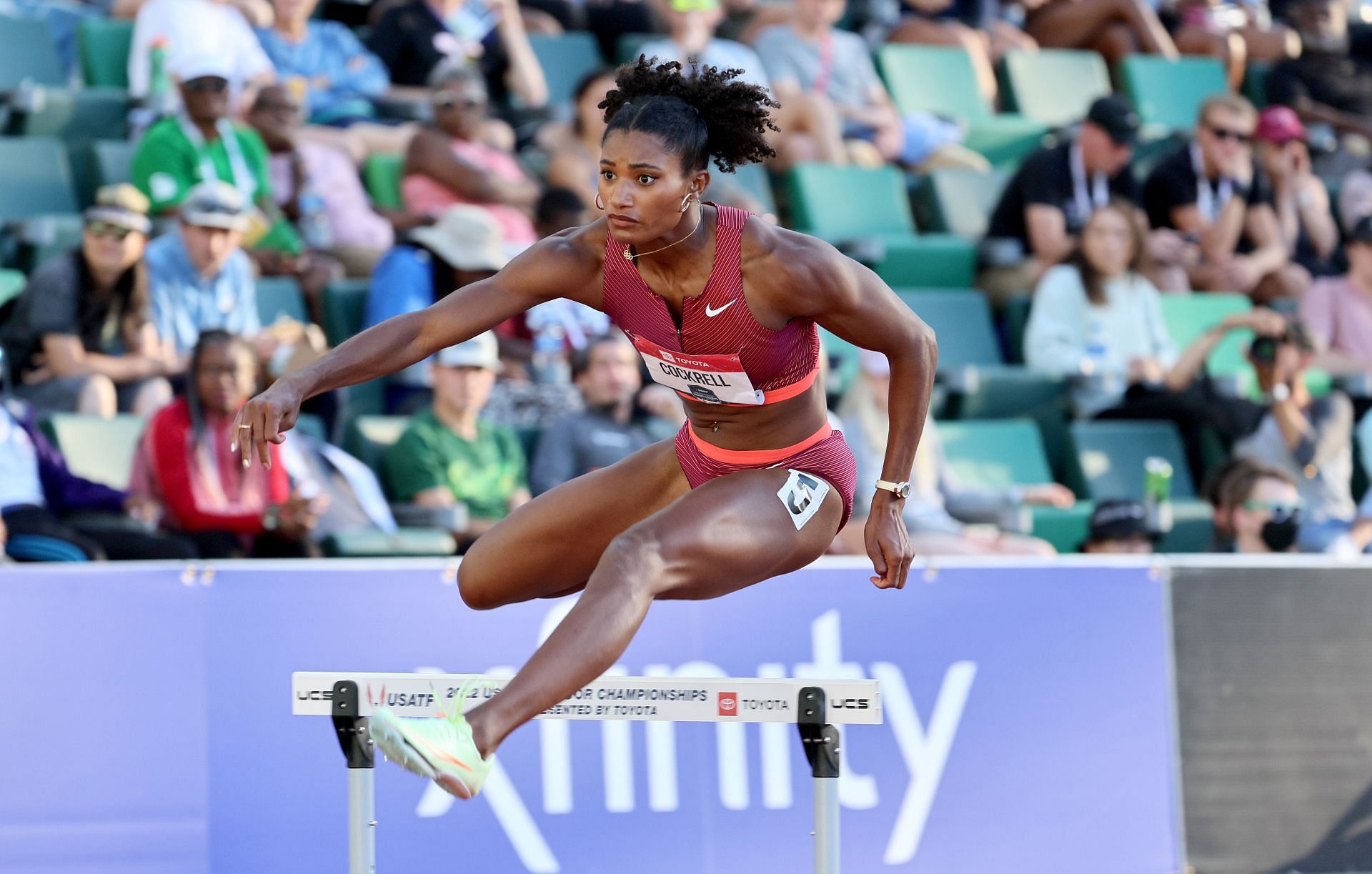 Anna Cockrell at 2022 USATF Outdoor Championships (Photo by Andy Lyons/Getty Images)