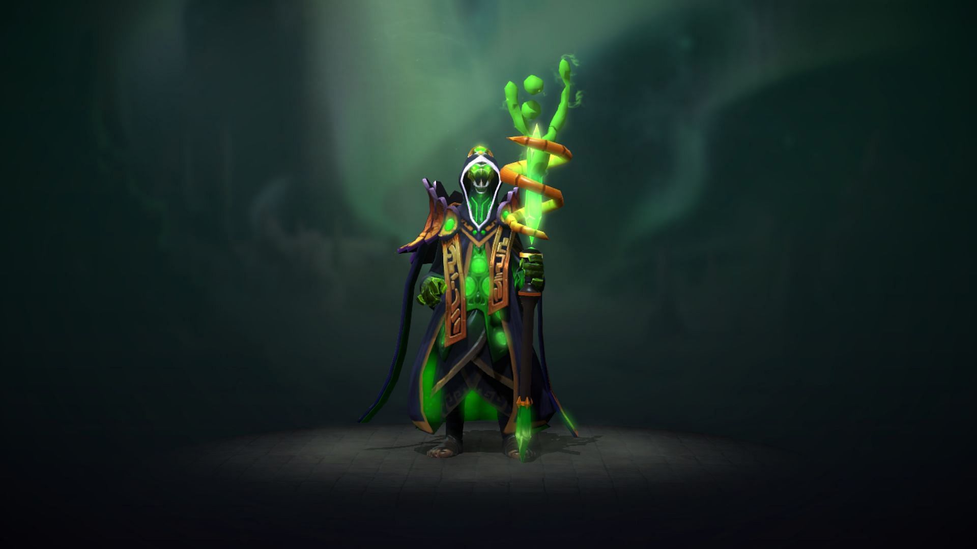 Rubick as seen in the game (Image via Valve)