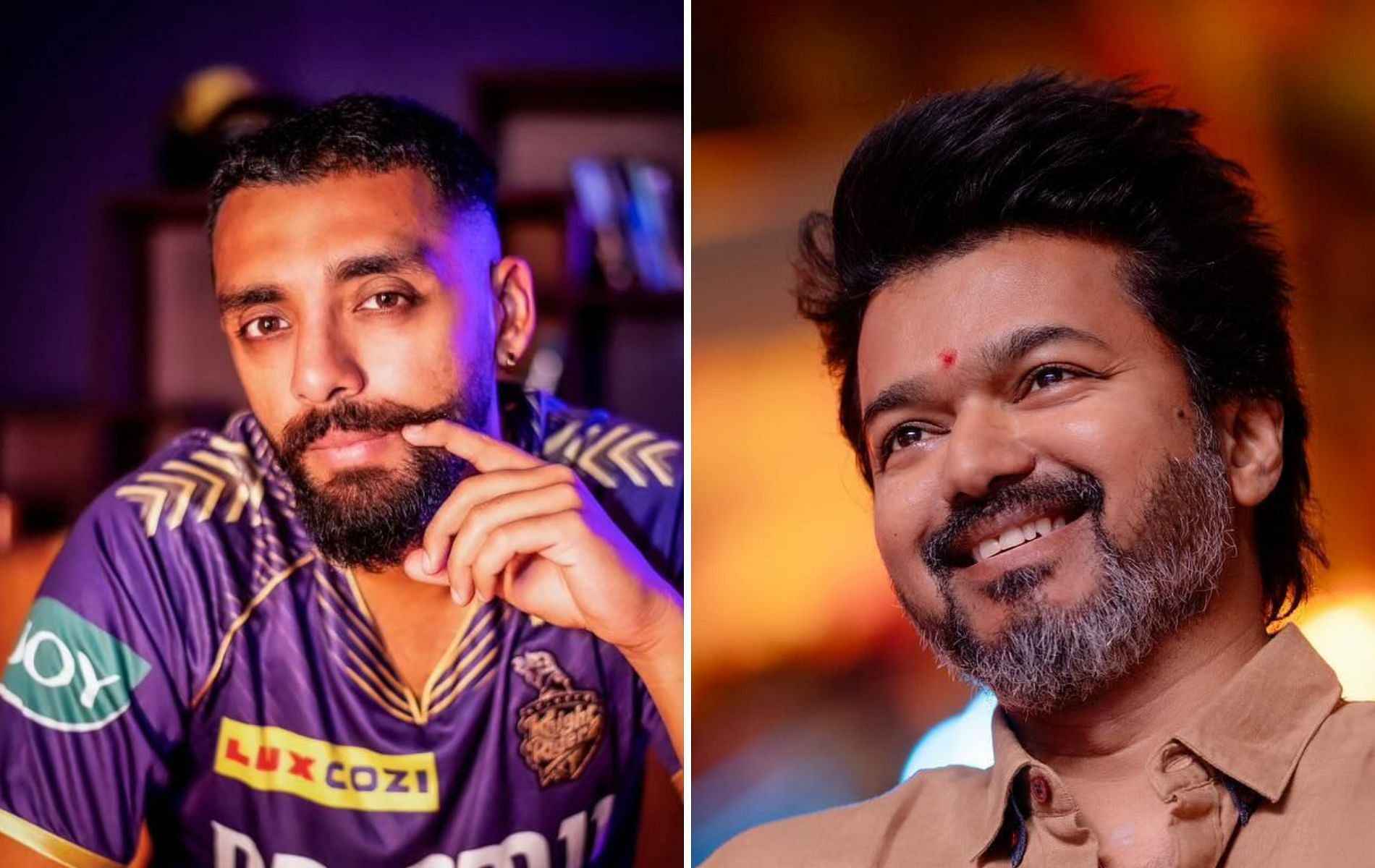 Varun Chakravarthy (L) and Joseph Vijay Chandrasekhar (R).