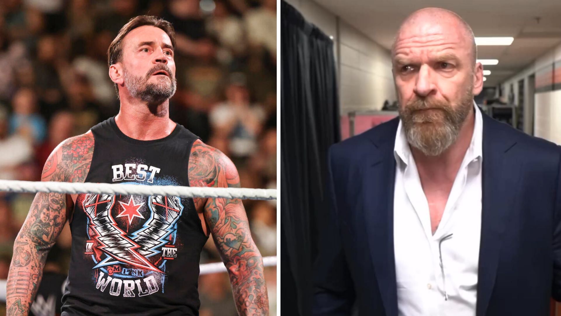 CM Punk returned to WWE in 2023 [Image credits: wwe.com and Triple H