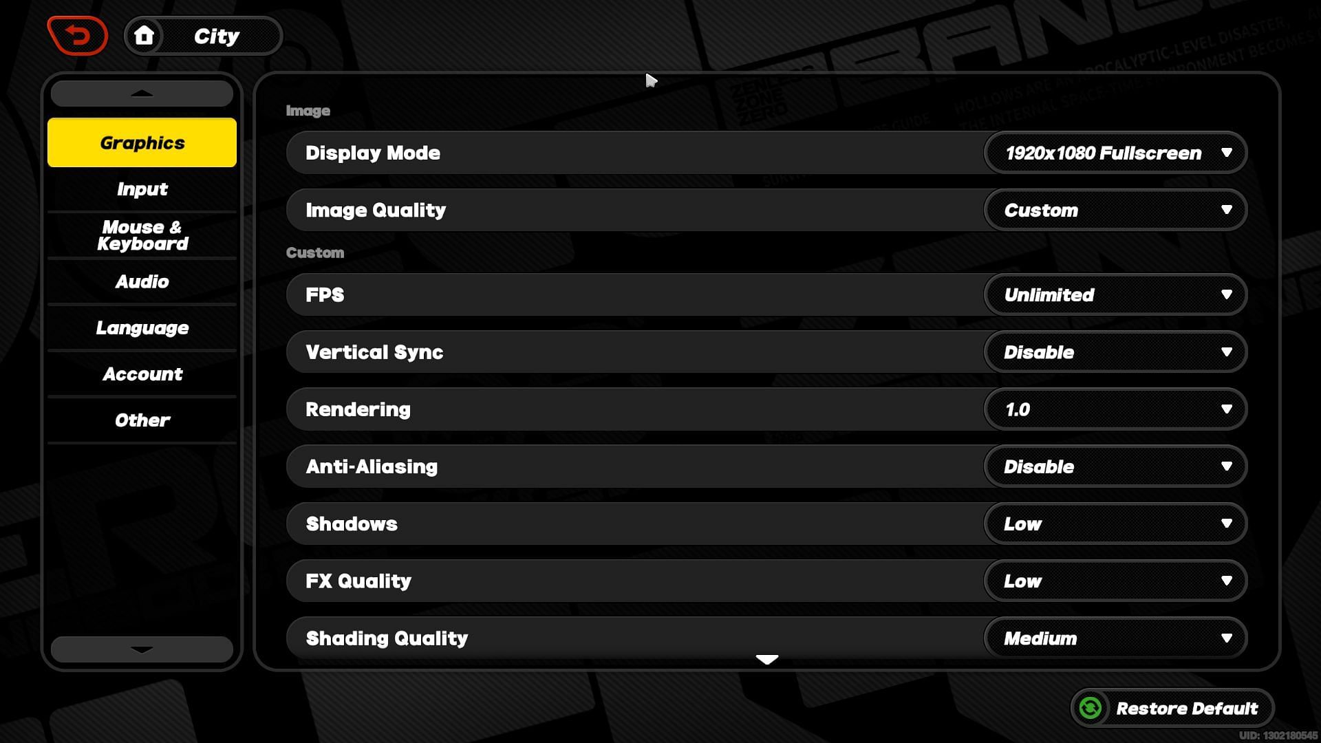 Best graphics settings for ZZZ (Image via HoYoverse)