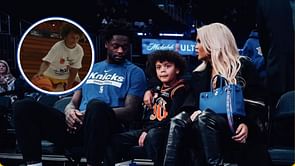 Watch: Julius Randle's wife Kendra whips up her son Kyden with a 'Euphoria'-themed hoop mixtape