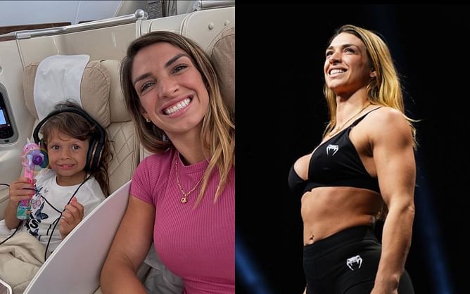 In Photos: Mackenzie Dern makes up for lost time with daughter by taking her to Abu Dhabi for UFC Fight Night clash on Aug. 3