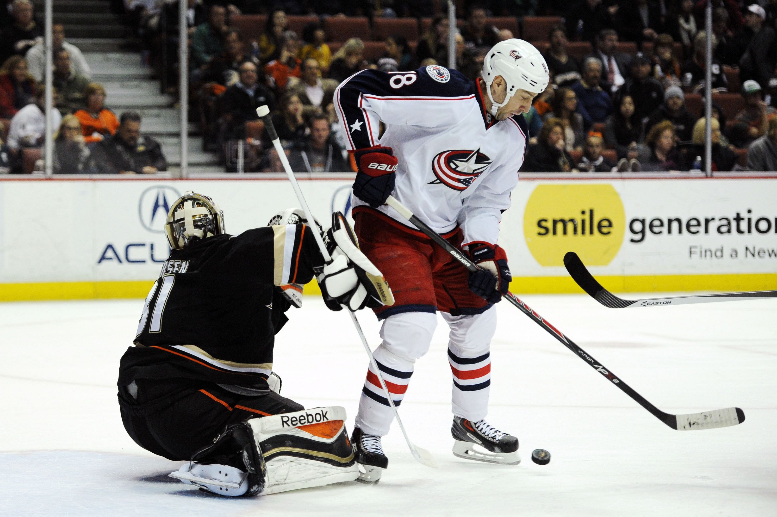 NHL: Columbus Blue Jackets at Anaheim Ducks - Source: Imagn