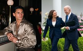 Ryan Garcia reacts to Joe Biden's endorsement of Kamala Harris for the first female US President