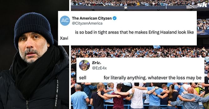 “Makes Erling Haaland look like Xavi” - Fans want Manchester City to get rid of 28-year-old for his poor display against Celtic
