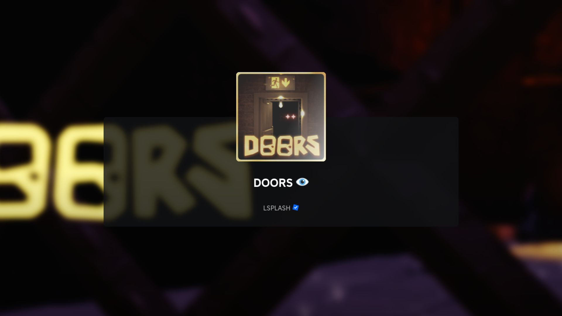 Doors uses a simple concept to deliver an epic horror game (Image via Roblox)