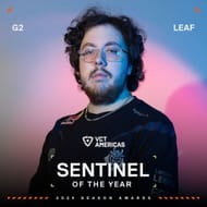 Leaf is the winner of the Sentinel of the Year award (Image via Riot Games)