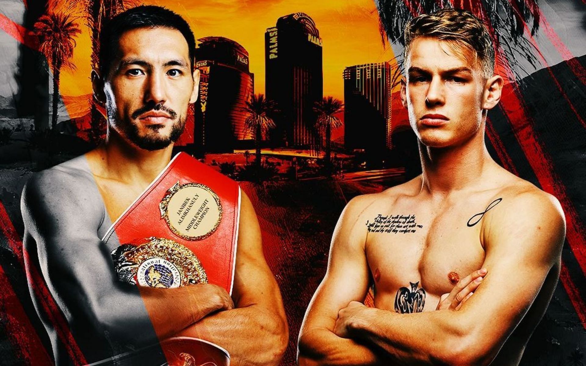 Janibek Alimkhanuly and Andrei Mikhailovich ring walkout songs
