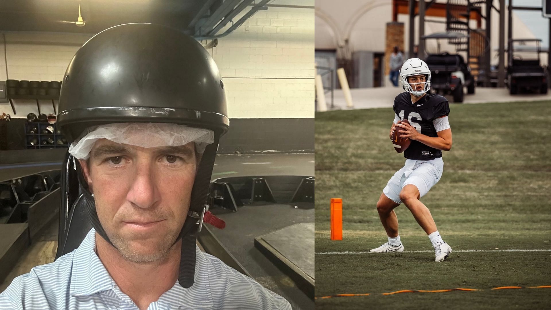 Picture Sources: @EliManning, @TexasFootball (X) 