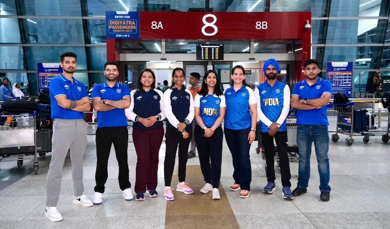 Paris Olympics 2024: Indian rifle contingent heads to the French ...