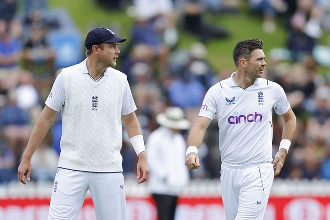 "He might have half an eye on Shane Warne's Test wicket tally" - Stuart Broad on James Anderson ahead of latter's farewell game