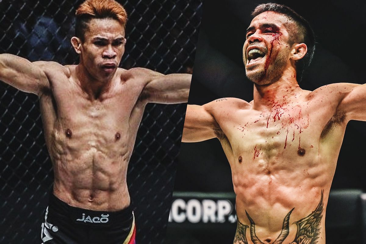 Jeremy Miado (left) had abig TKO victory over Danial Williams (right) in 2022. [Photos via: ONE Championship]