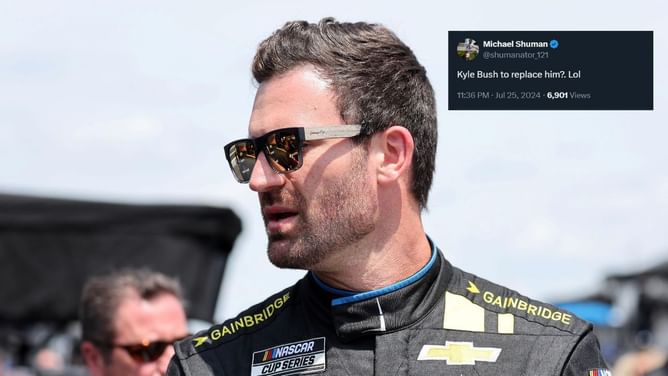 "Kyle Bush to replace him?" - NASCAR fans react to Corey LaJoie's exit from Spire Motorsports