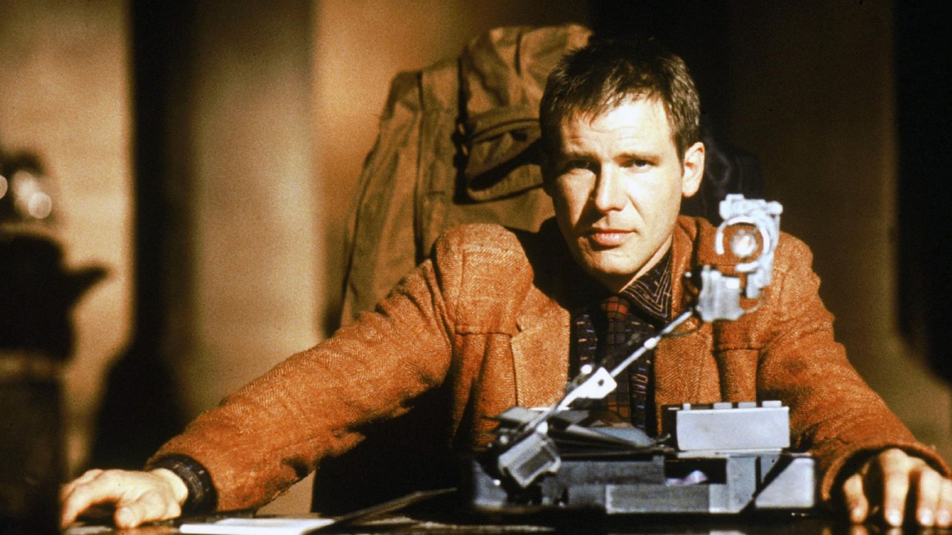 Harrison Ford as Rick Decker in Blade Runner (image via IMDb)