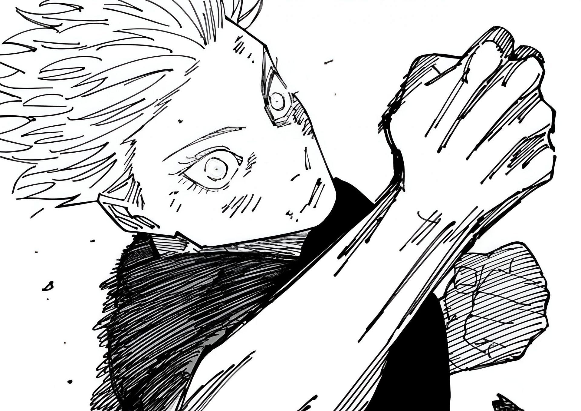 Satoru Gojo as seen in the Jujutsu Kaisen manga series (Image via Shueisha)