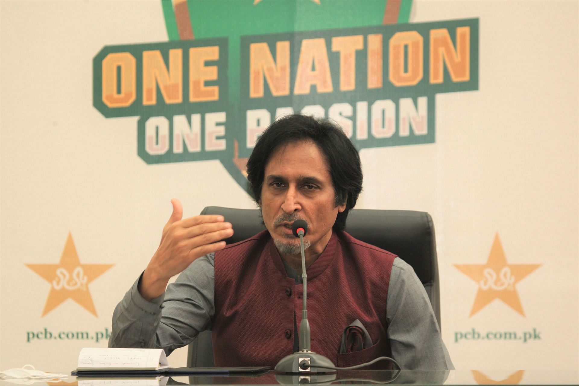 Ramiz Raja. (Image Credits: PCB Twitter)