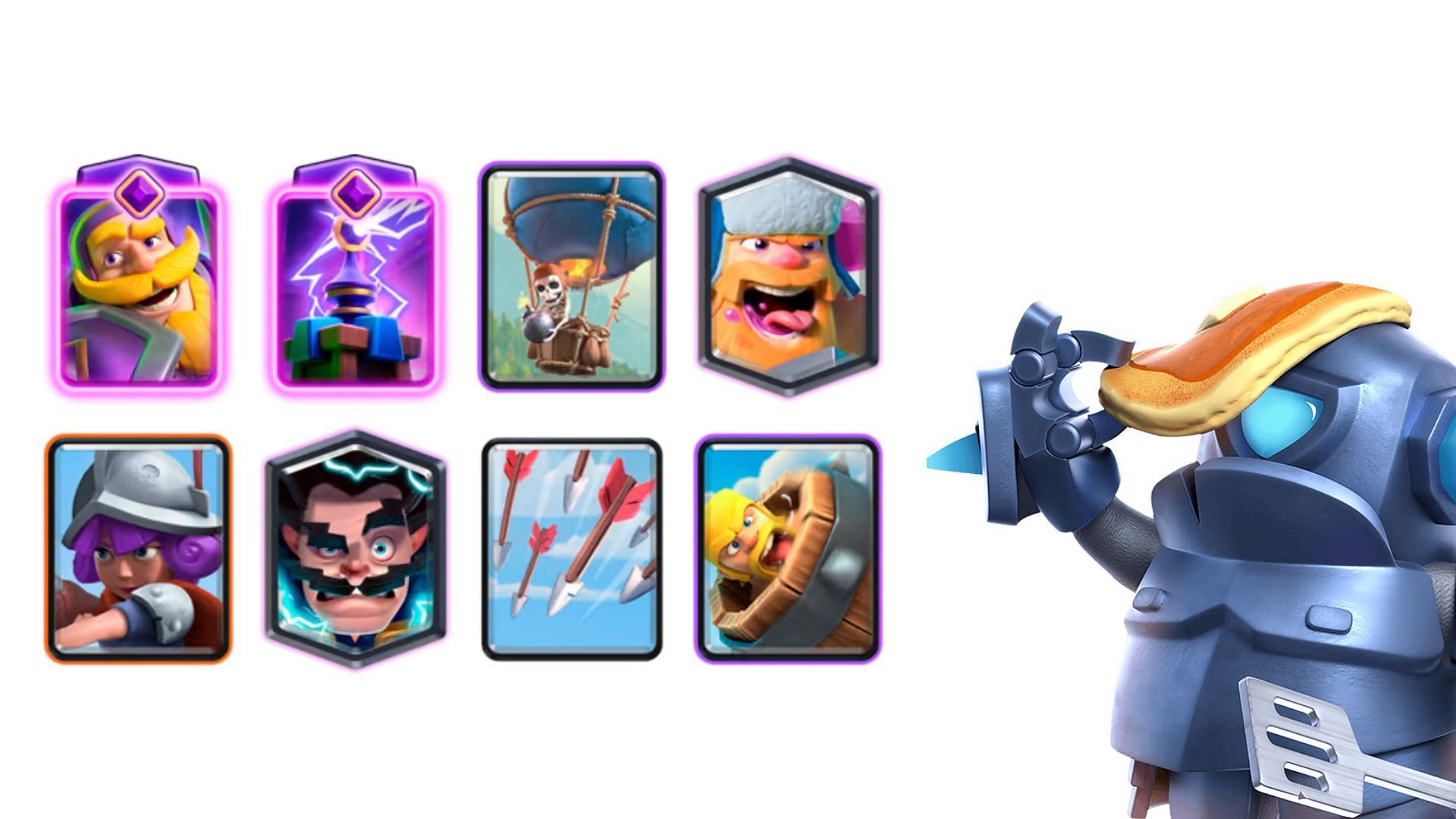 LumberLoon EWiz deck in Clash Royale (Image via SuperCell)