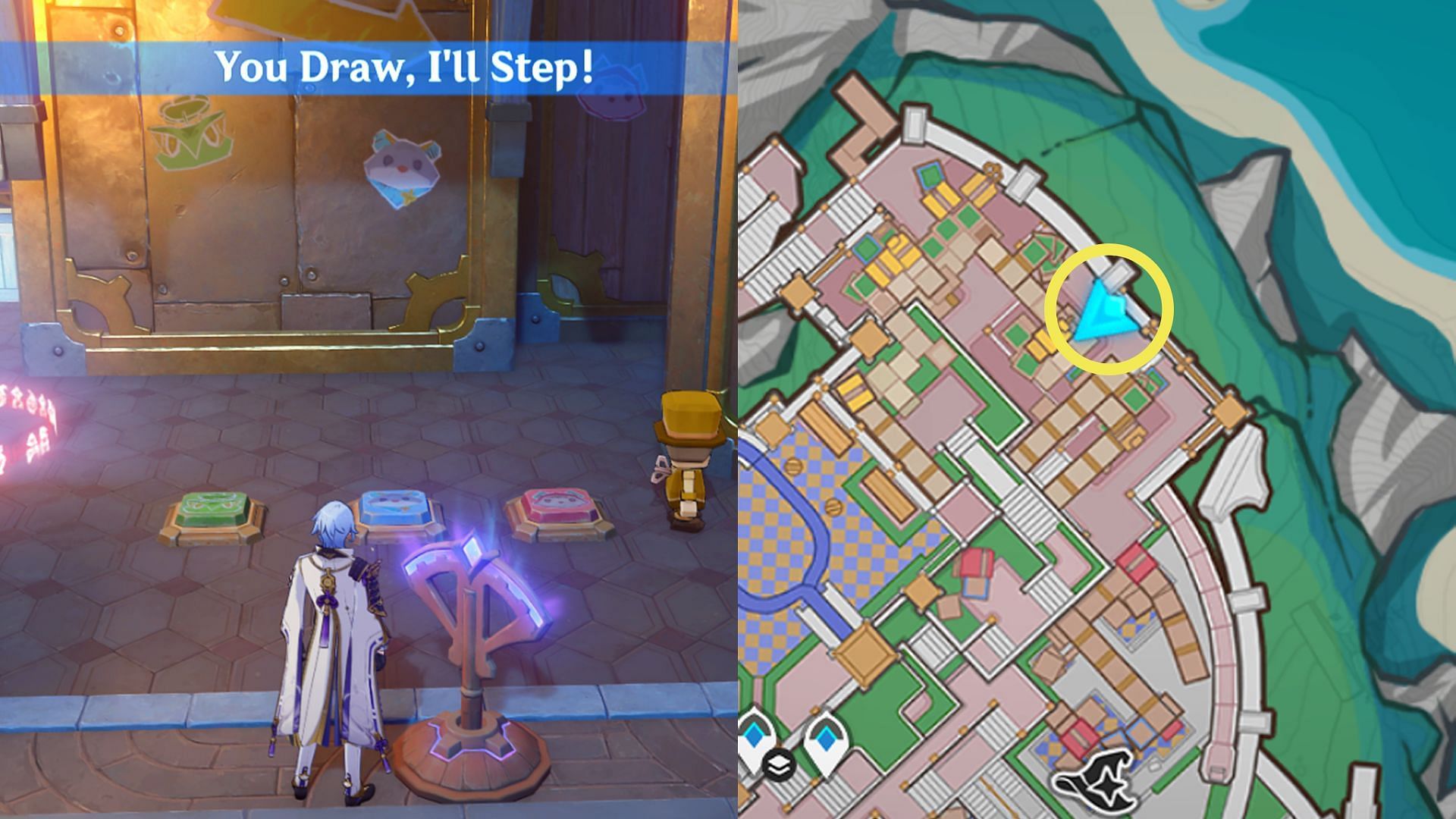 Location for graffiti puzzle #2 (Image via HoYoverse)