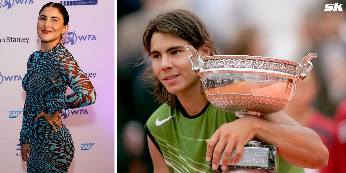 Bianca Andreescu (L), Rafael Nadal (Souce: GETTY)