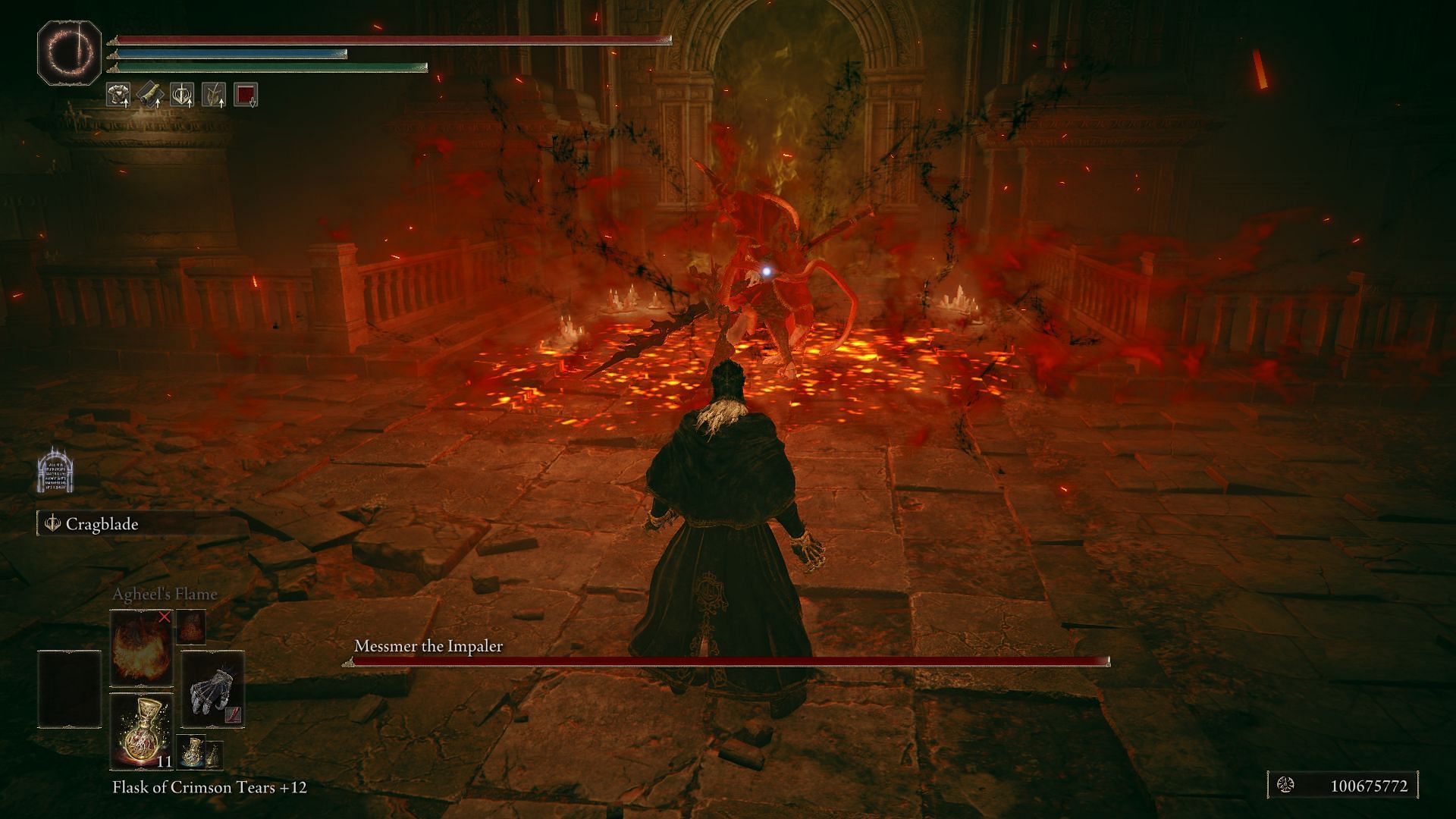 Messmer wields fire with ease (Image via FromSoftware)