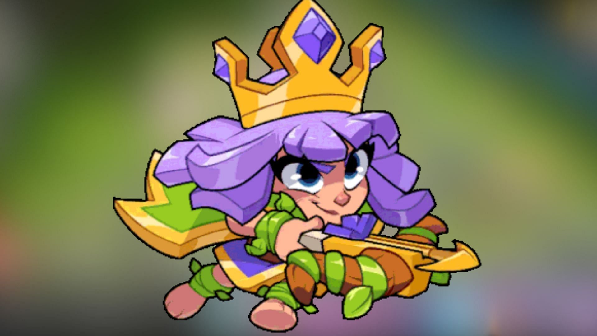 Archer Queen ranged ability helps take down Loot Goblins from afar (Image via SuperCell)