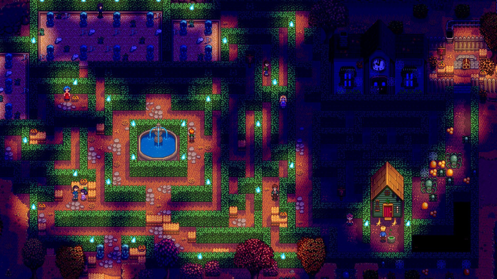 Maze is bigger in even years but still simple enough to follow through (Image via ConcernedApe)