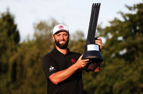 Jon Rahm won his first LIV event in the UK (Image via Getty)