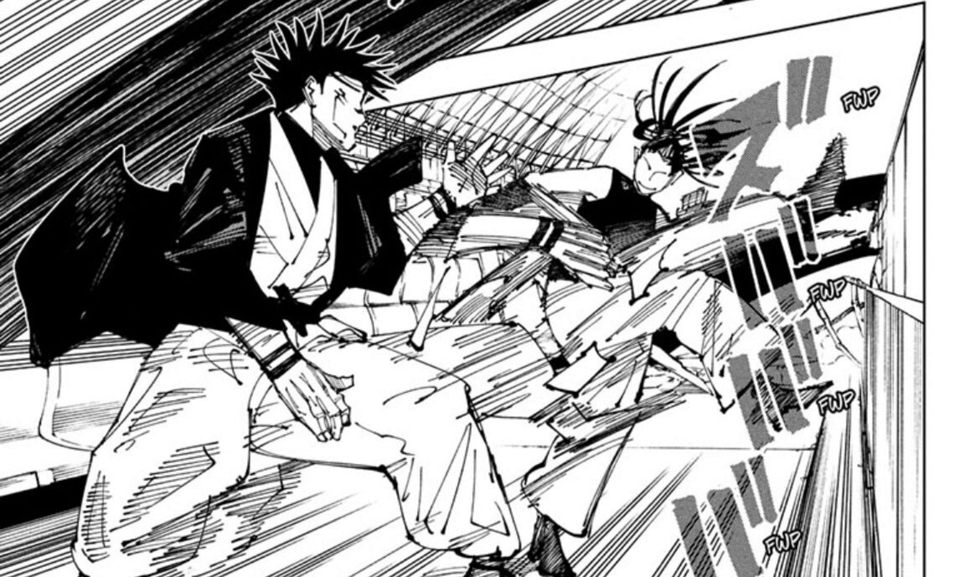 Sukuna vs Yorozu (Image via Gege Akutami, Shueisha)