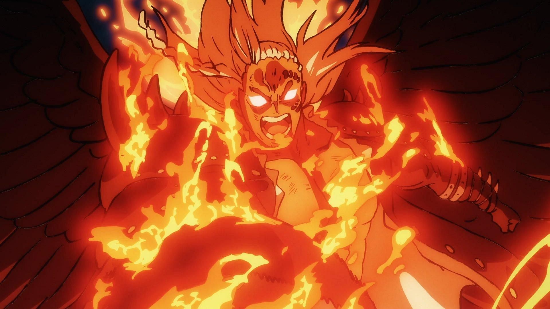 King during the fight against Zoro (Image via Toei Animation)