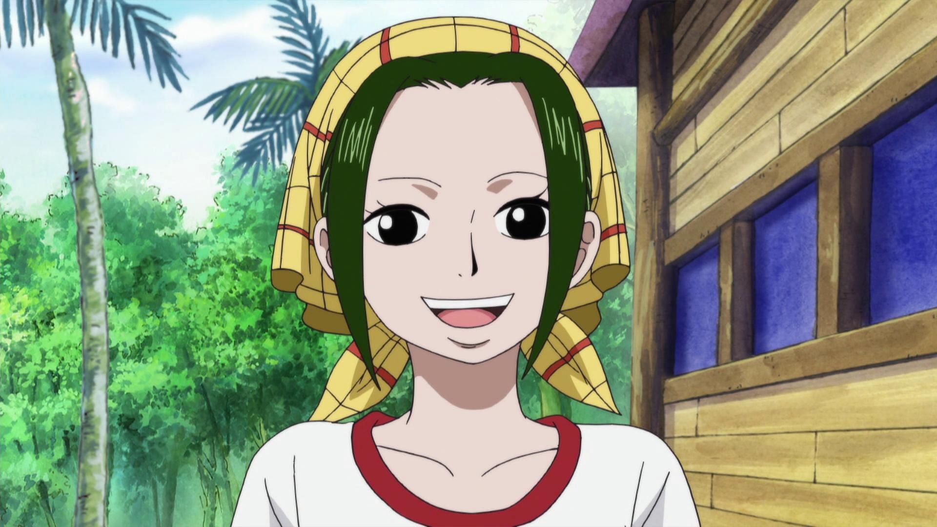 Makino as seen in the One Piece anime (Image via Toei Animation)