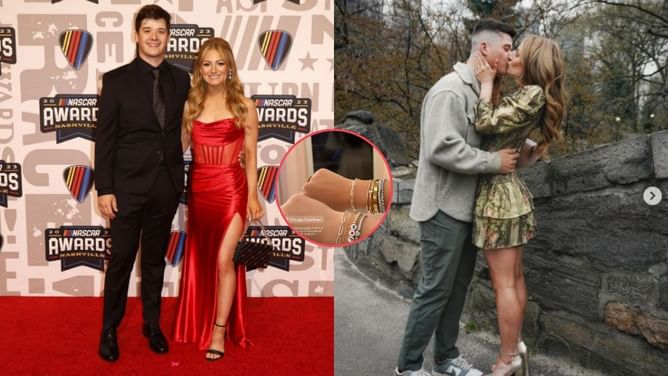 Harrison Burton and Jenna Petty seal their love with "prettiest" permanent bracelets