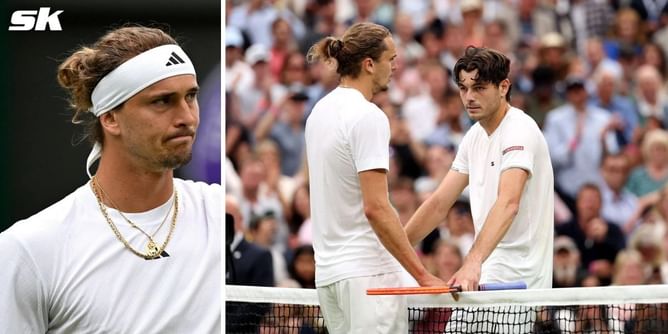 What happened between Alexander Zverev & Taylor Fritz at the net after Wimbledon 4R marathon? What did the German say? All you need to know