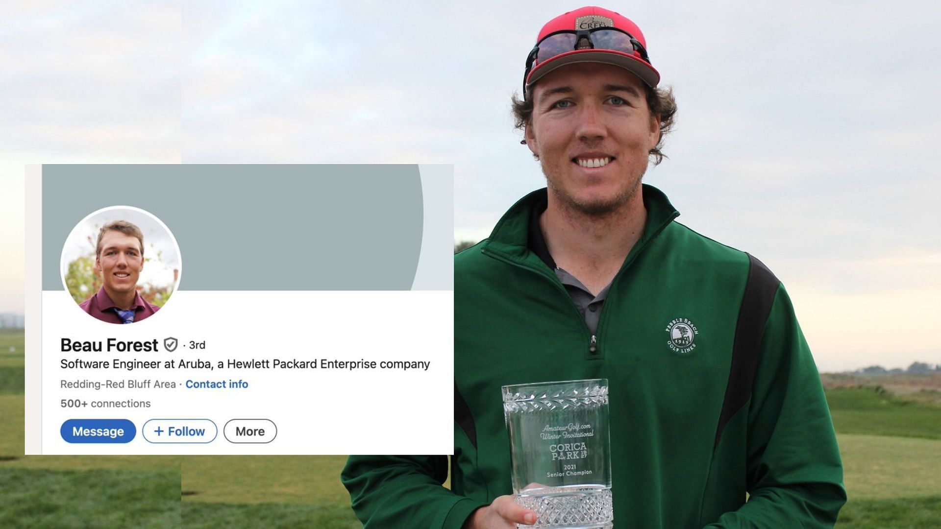Beau Forest (Image via @breauforest/Instagram and @PGATour/X)