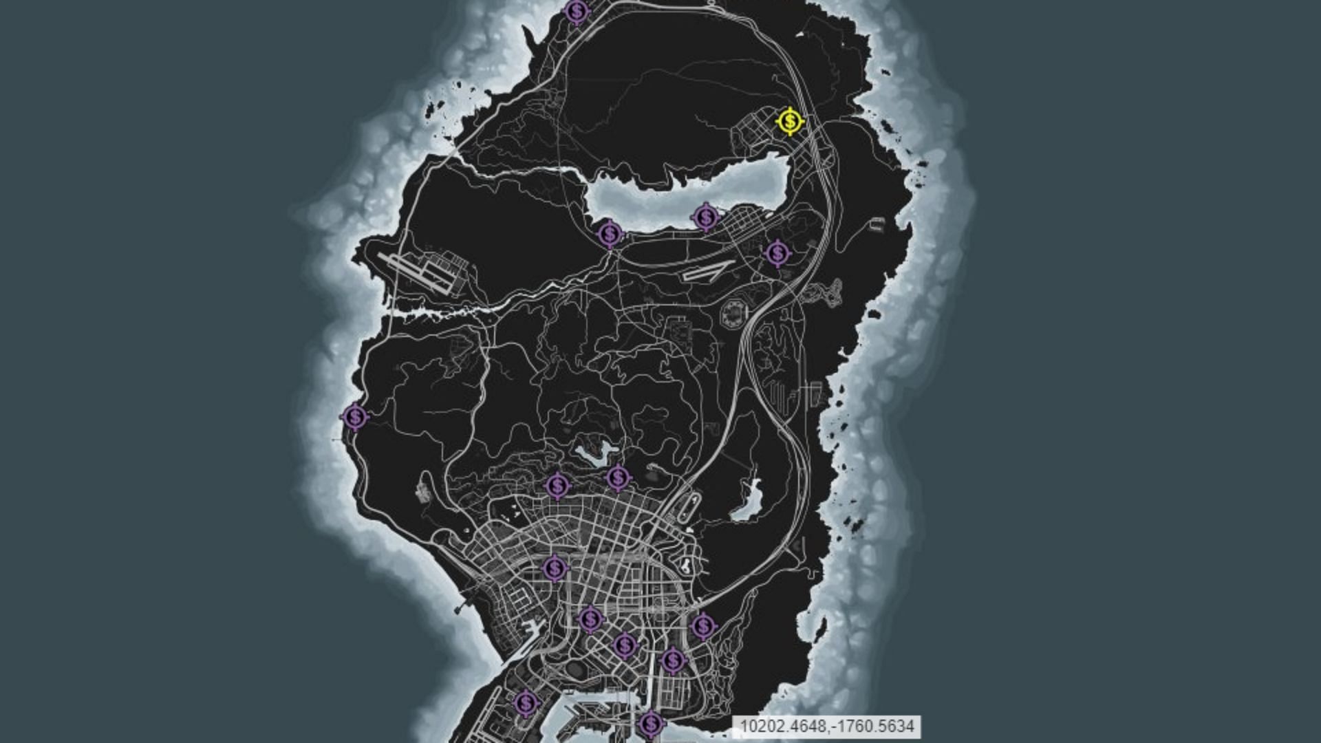 One of these Madrazo Hits locations should be available for you daily (Image via Rockstar Games || gtaweb.eu)