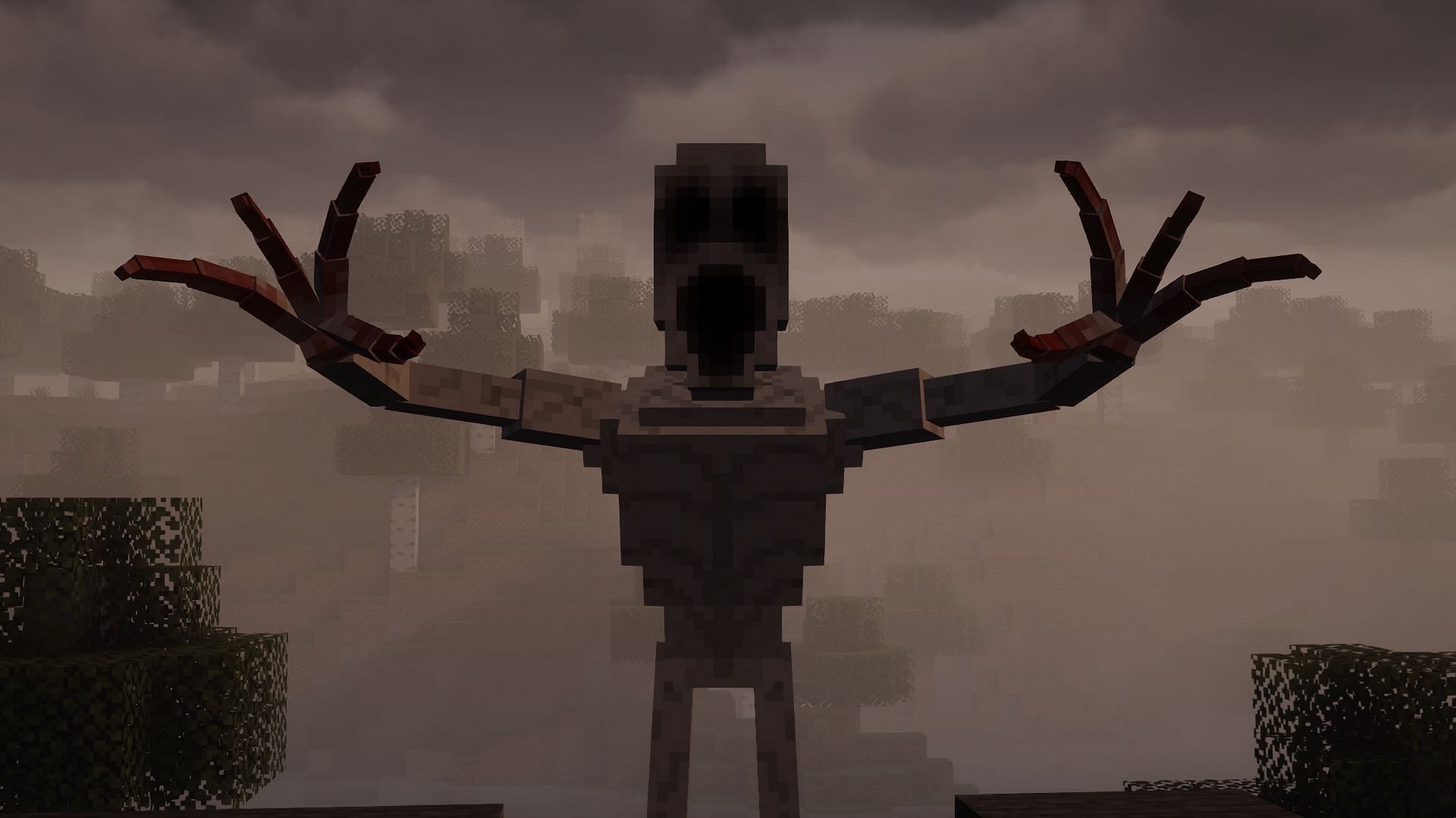 The One Who Watches is quite loud as it chases down prey (Image via Mojang)