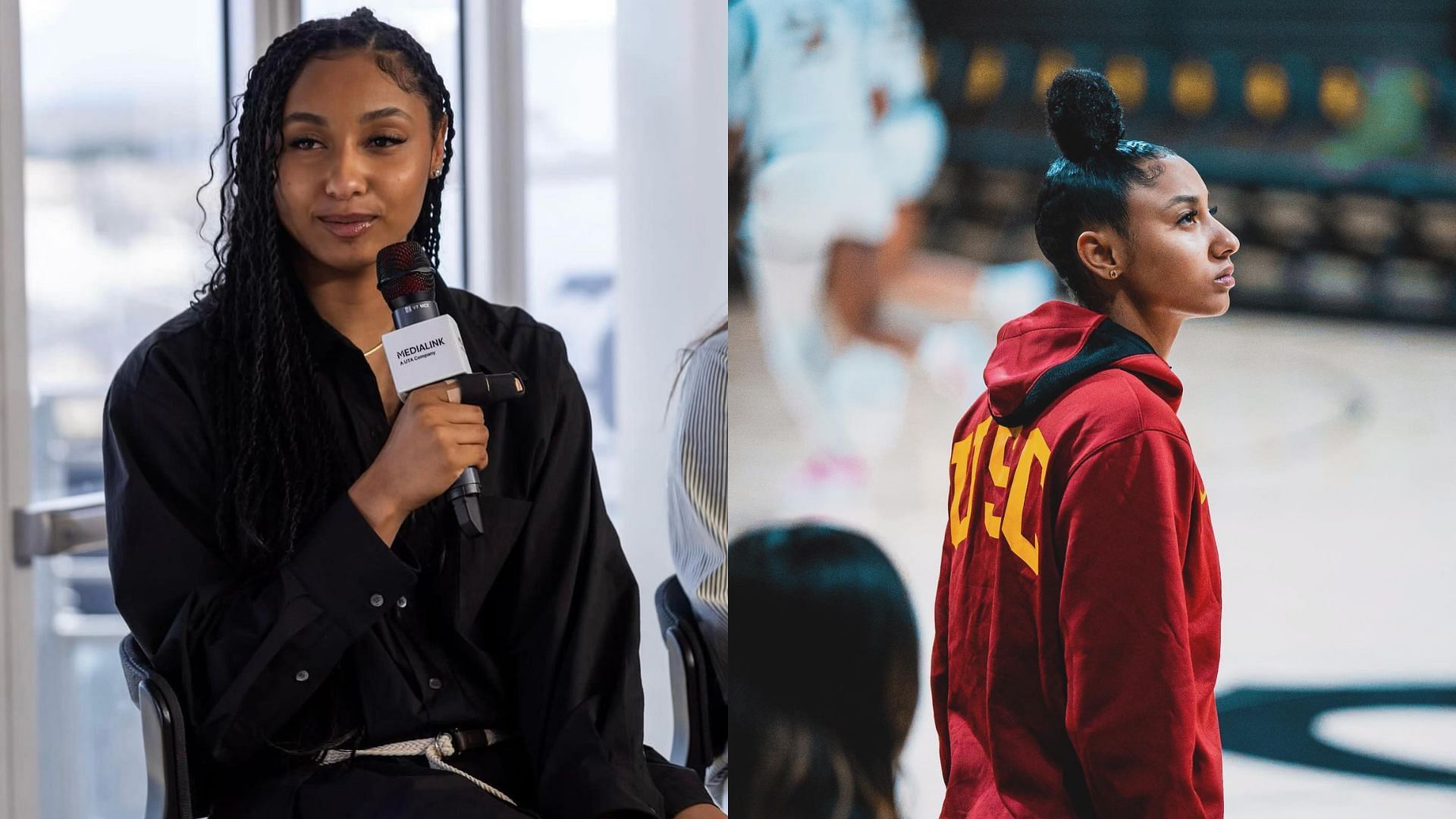 USC star JuJu Watkins during an event in Cannes, France