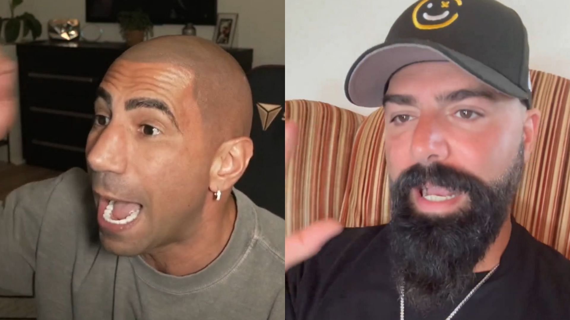 Keemstar made accusations against Fousey in a post on X (Image via KEEMSTAR/X and fousey/Kick)