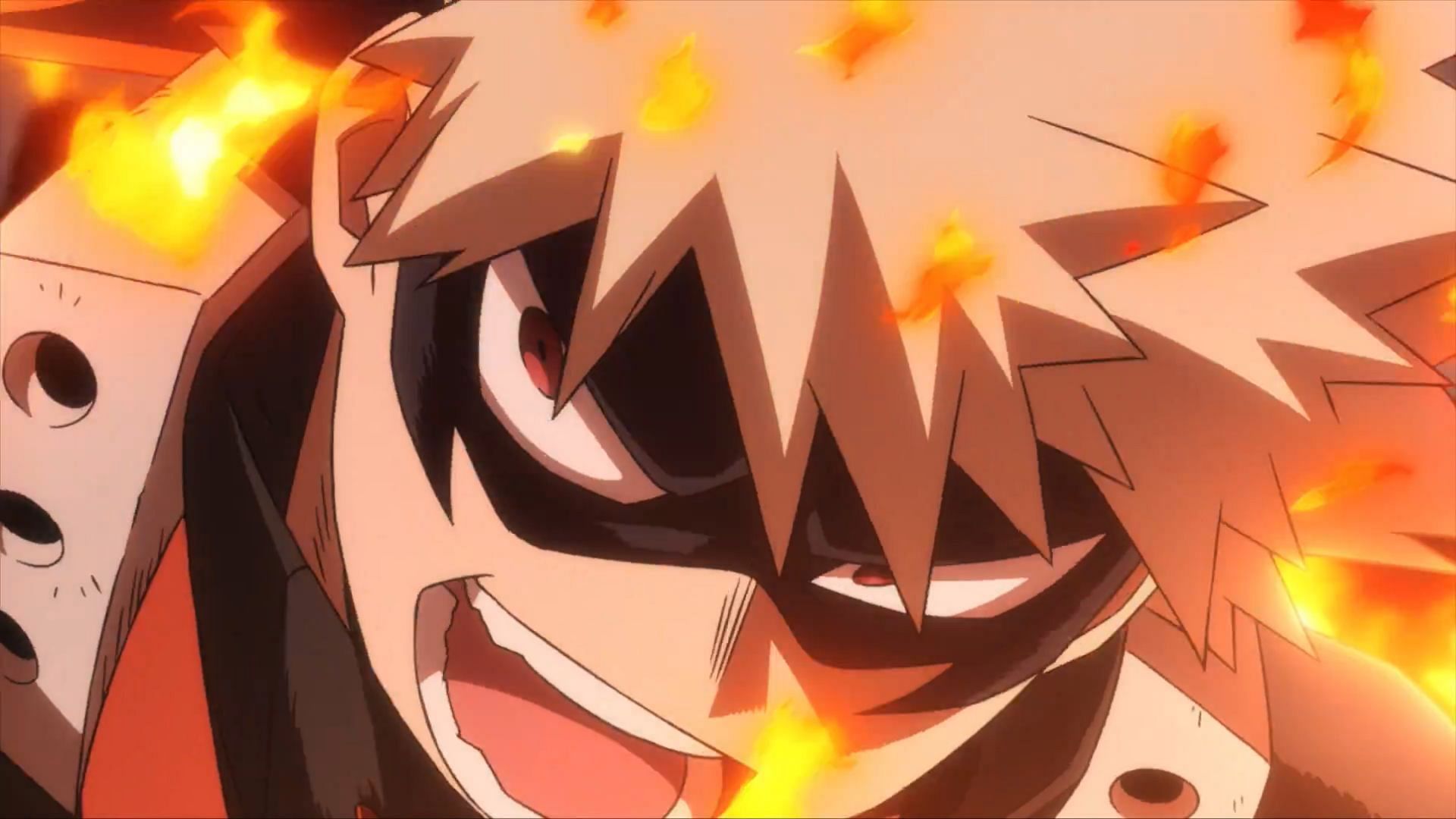 Katsuki Bakugo as seen in the My Hero Academia anime (Image via BONES)