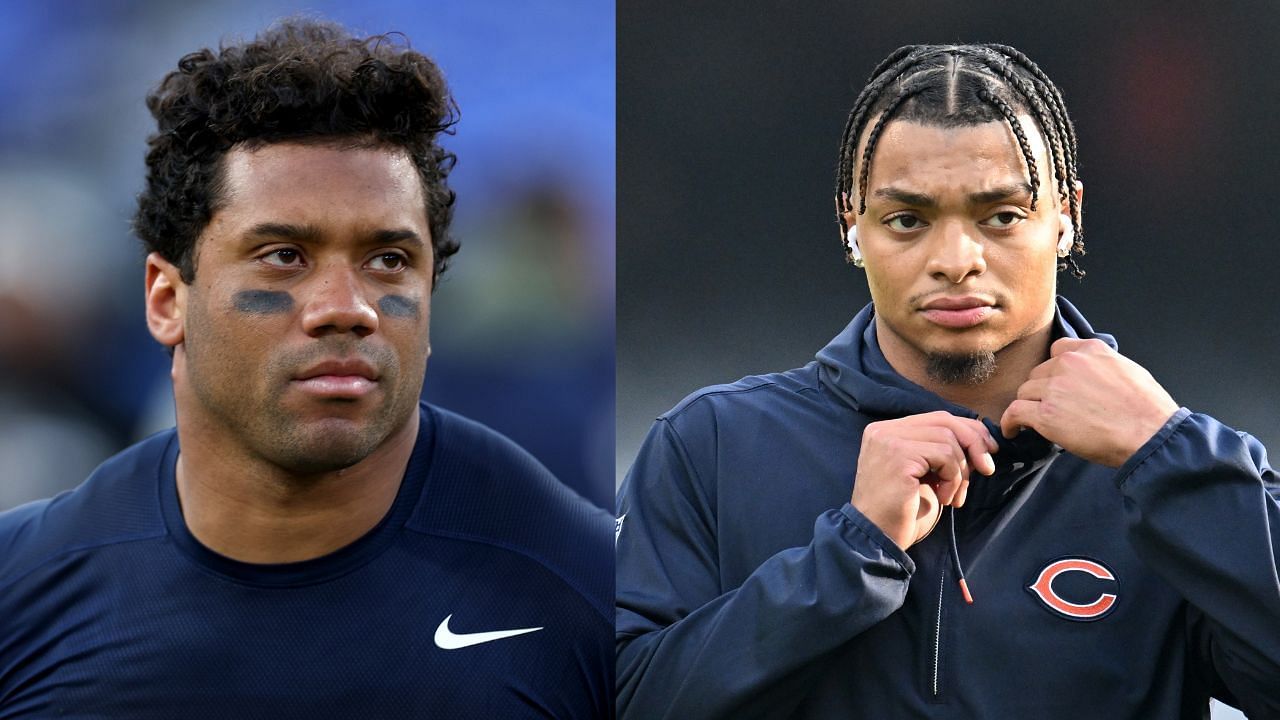 What happened to Russell Wilson? Justin Fields takes first-team reps as QB battle heats up