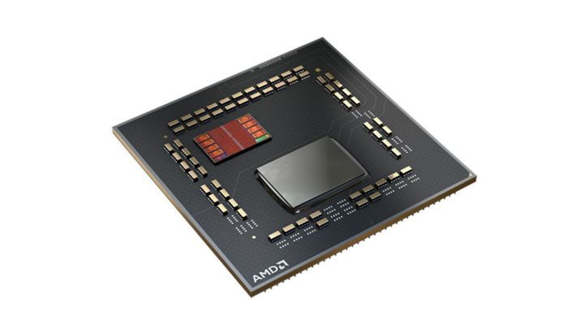 The AMD Ryzen 7 5800X3D bundles a single CCD with 64 MB of 3D V-cache (Image via Micro Center)