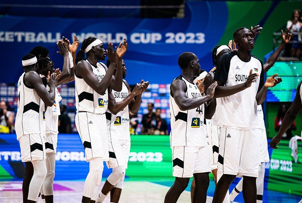 Fans react after youngest nation in the world South Sudan win their Olympic basketball game debut. (Photo: FIBA)