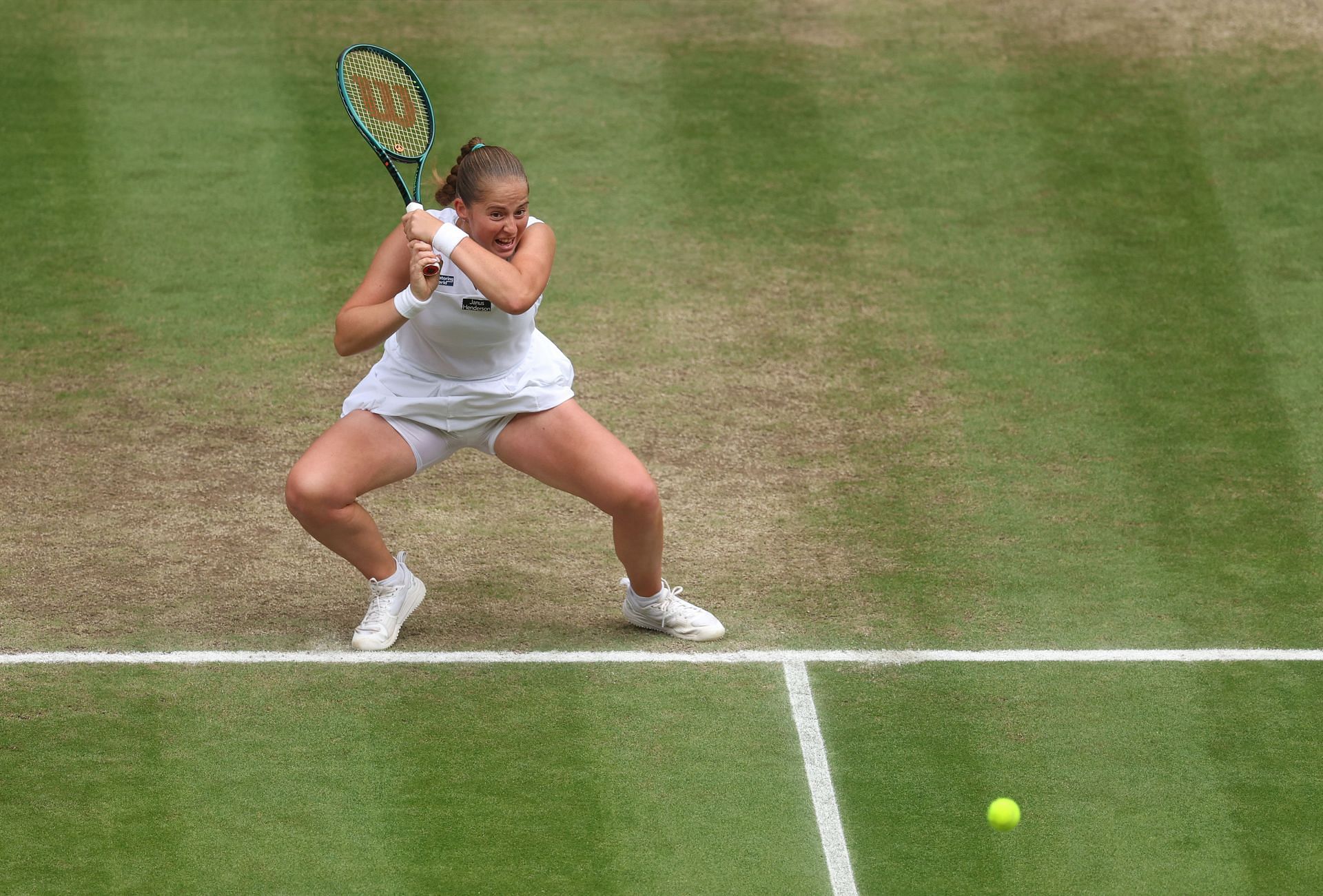 Ostapenko at Wimbledon 2024 [Getty]