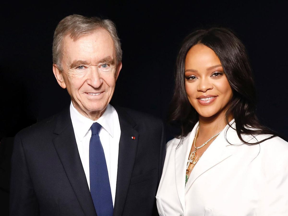 Bernard Arnault and Ms Fenty (Image via Instagram/ badgalriri)