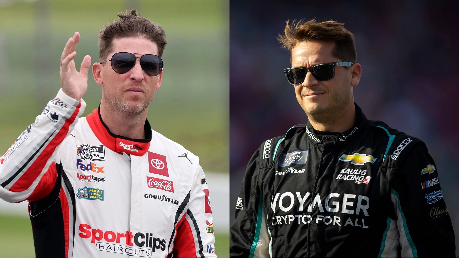 Denny Hamlin, Landon Cassill