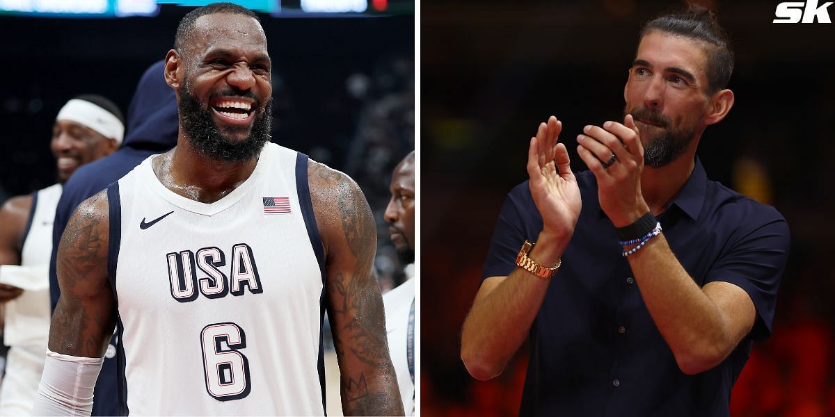 Michael Phelps has congratulated LeBron James.