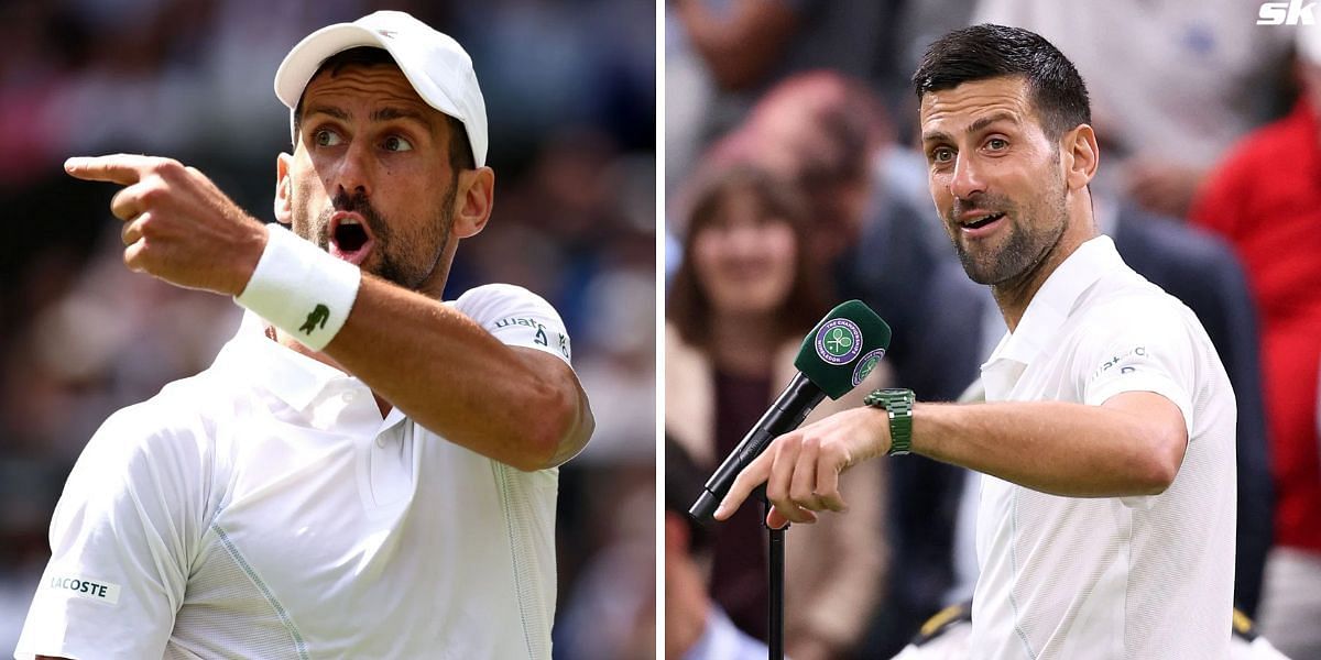 Novak Djokovic calls out the booing crowd after Wimbledon 4R win (Source: Getty)